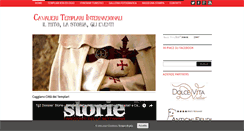 Desktop Screenshot of cavalieritemplariinternazionali.org