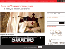 Tablet Screenshot of cavalieritemplariinternazionali.org